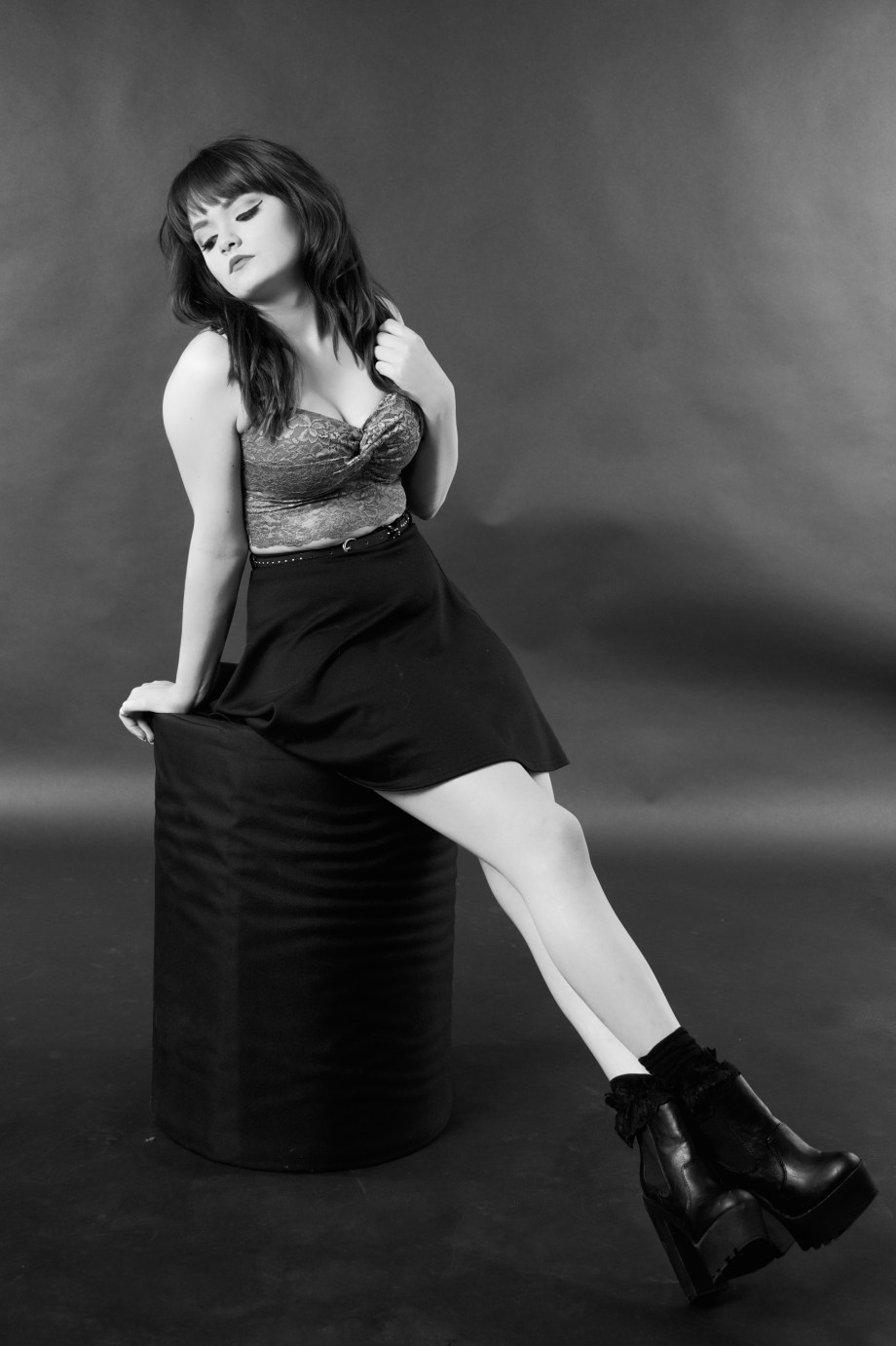 Emma Cansdale, portrait, glamour, actress, Cork, Ireland, studio