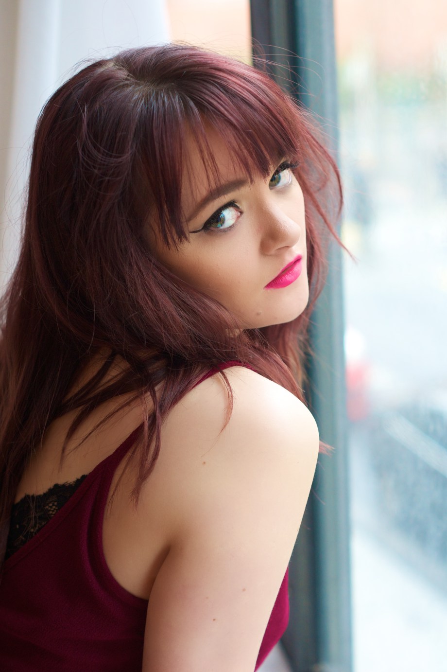 Emma Cansdale, portrait, glamour, actress, Cork, Ireland, studio