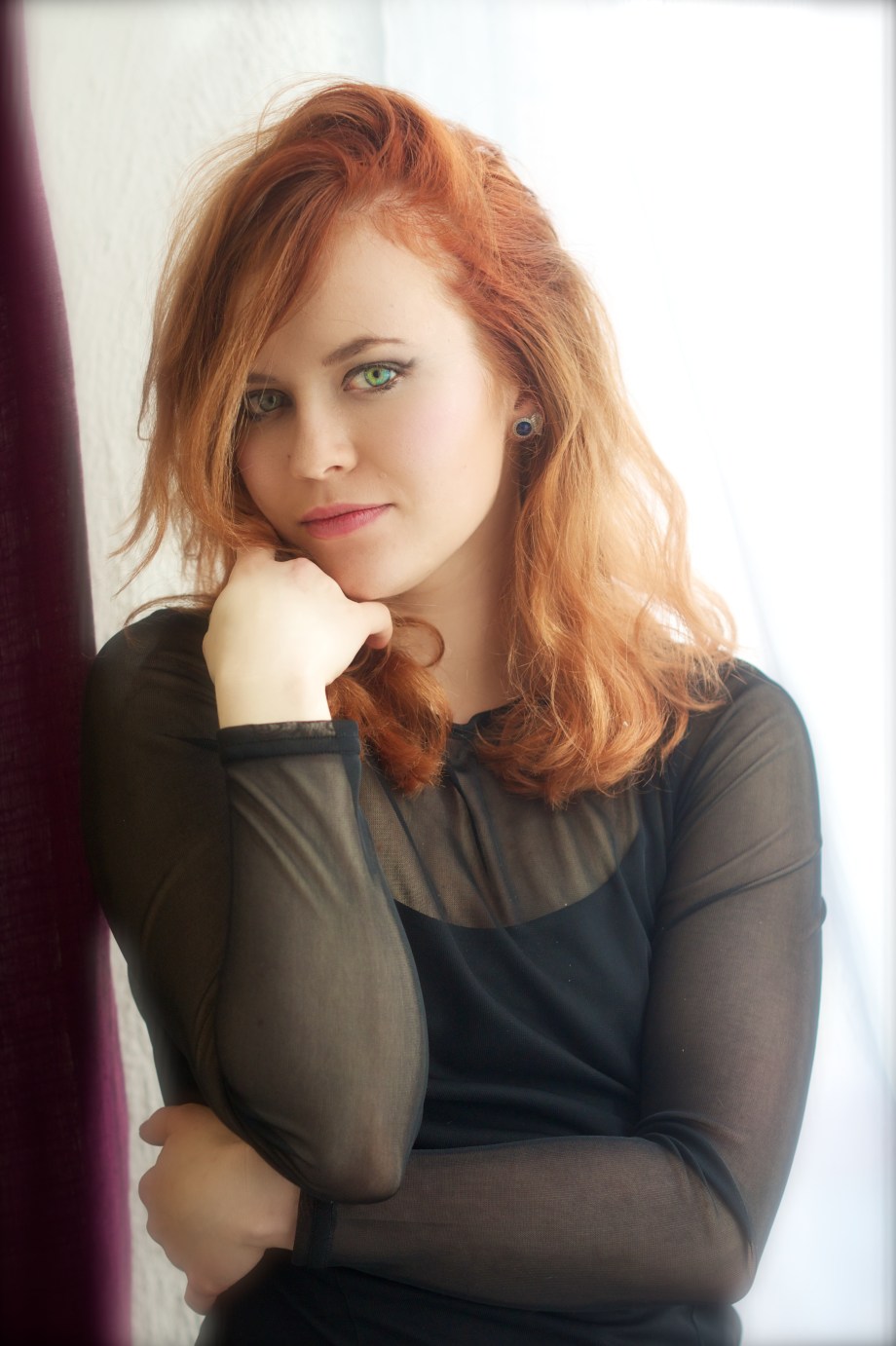 Roksi, Applecore, Cork, Model, Studio, Photoshoot, Glamour, Portrait, red hair