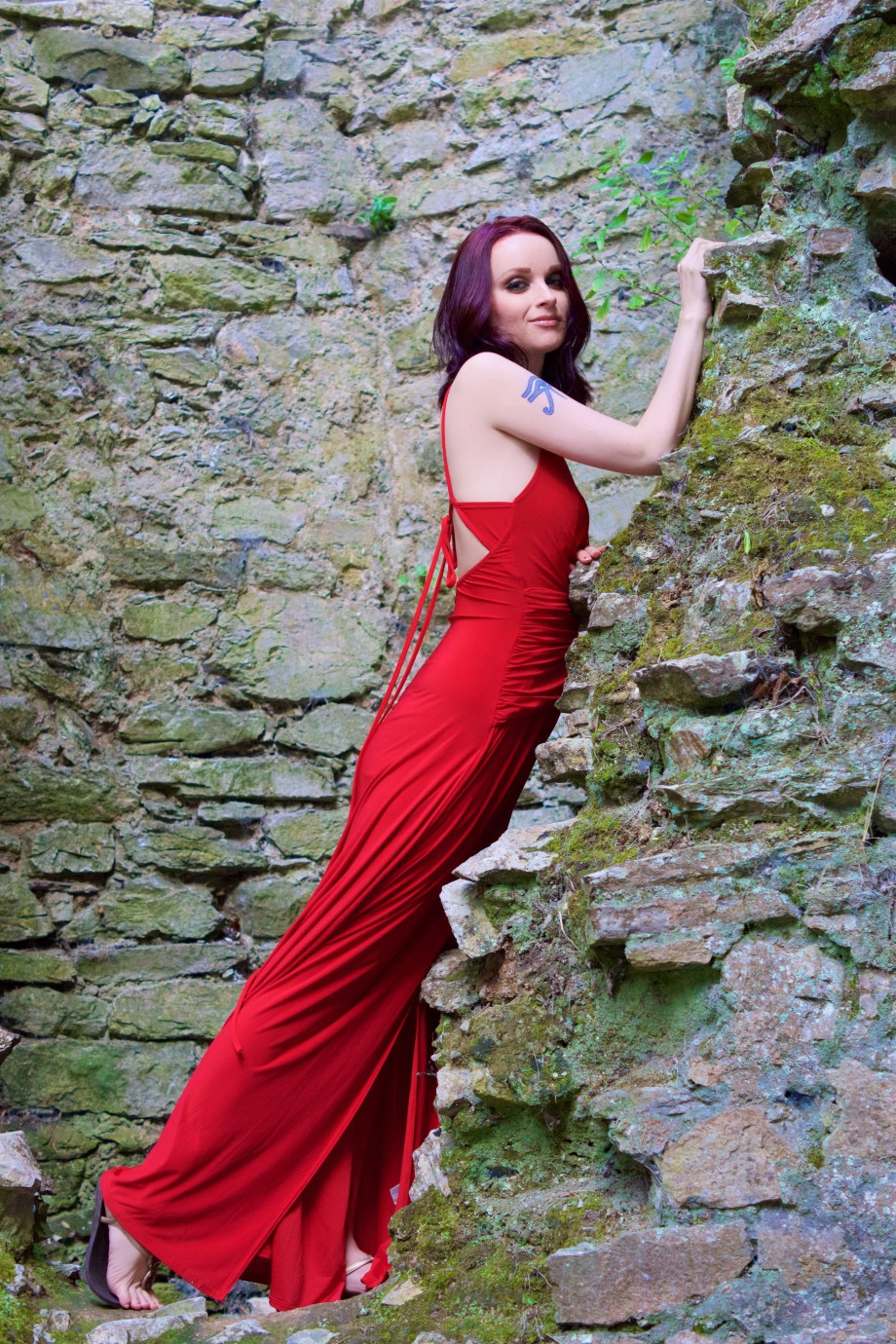 blue dress, Fashion, Boohoo, Mallow, Castle, Glamour, Photoshoot