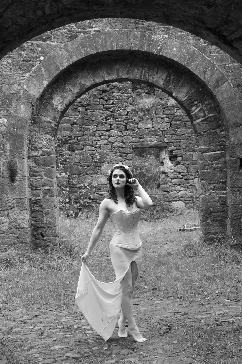 Cherry Chains, black and white, Carey's Castle, glamour, cork, vintage