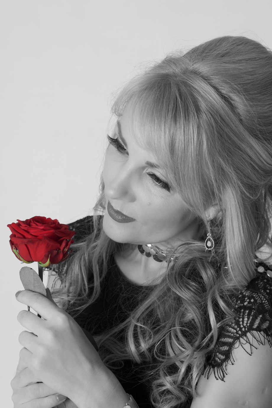 glamour, portrait, studio