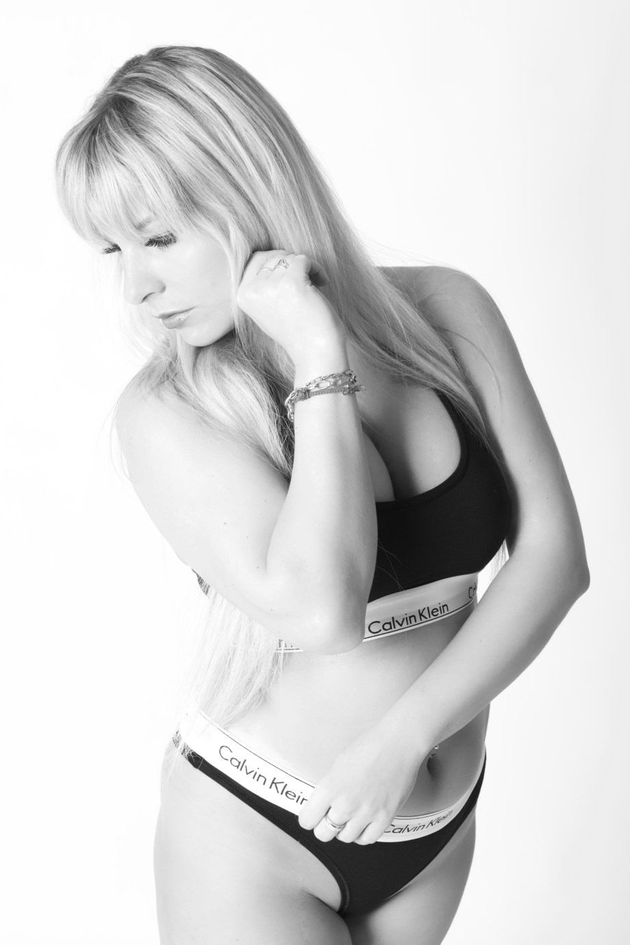 glamour, photoshoot, model, ireland, studio, lingerie, black and white, cork, blonde