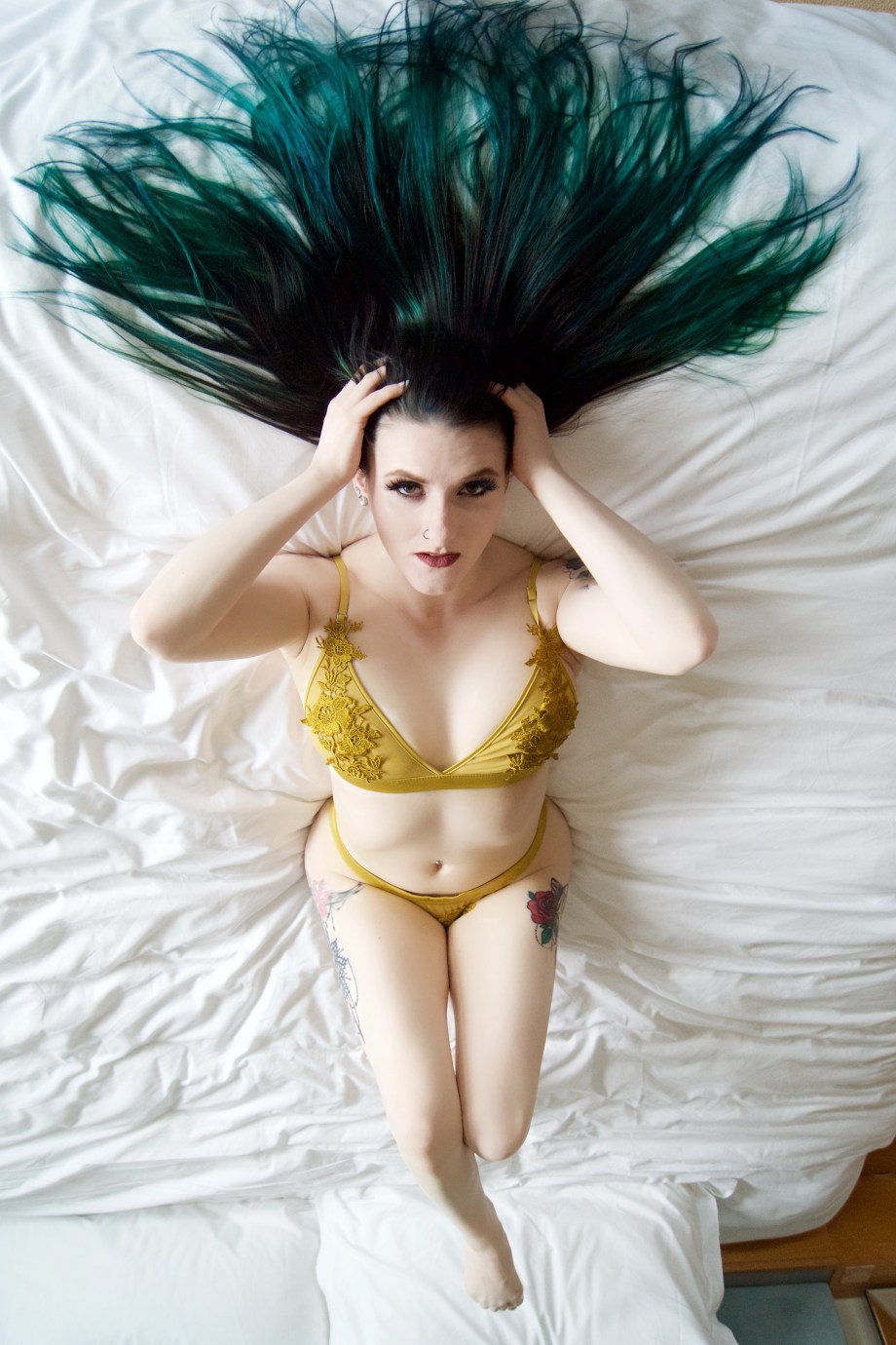 Cherry Chains, Cork, Ireland, hotel, glamour, altgirl, photoshoot, lingerie, tattoos