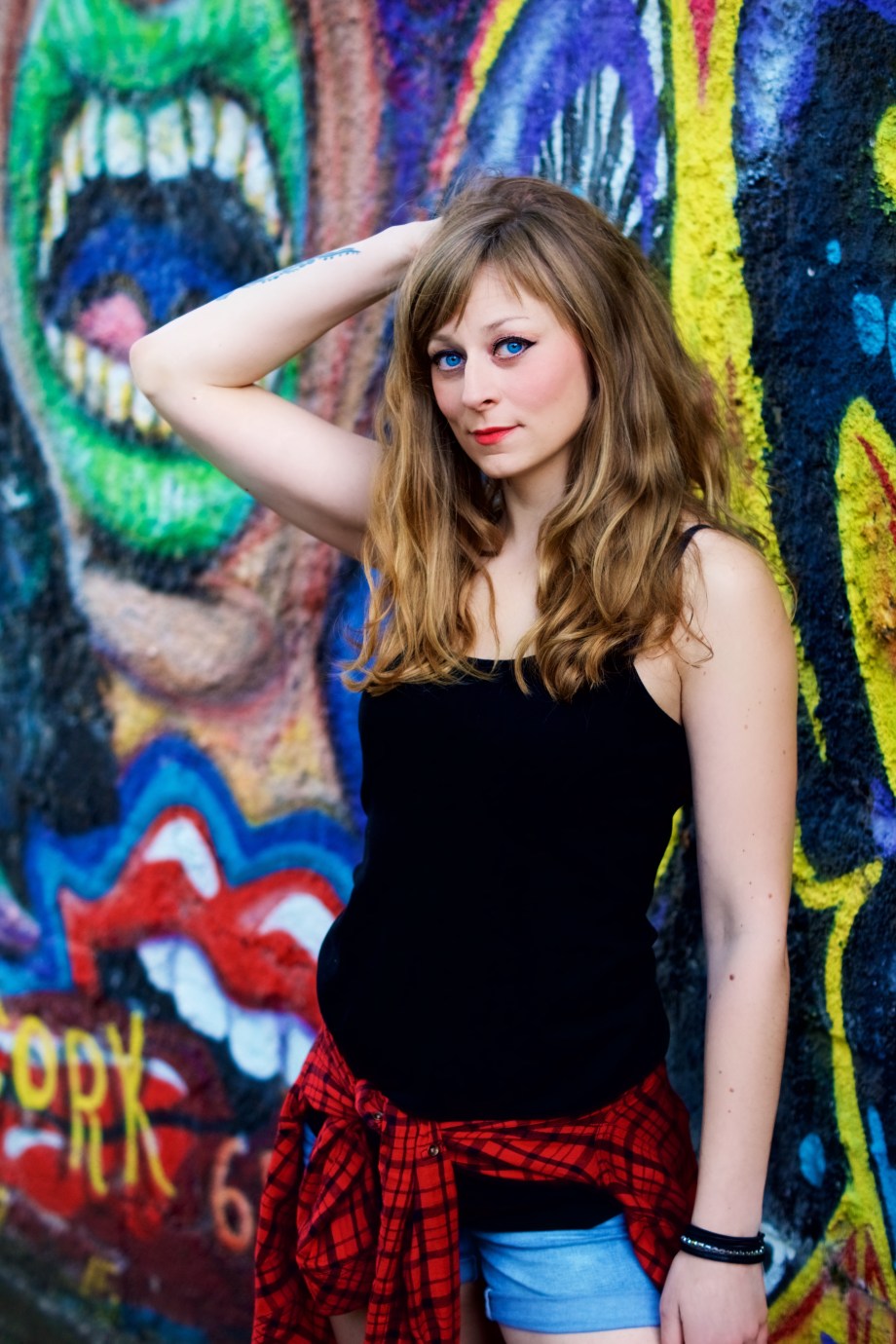 graffiti, model, cork, ireland, street art, glamour