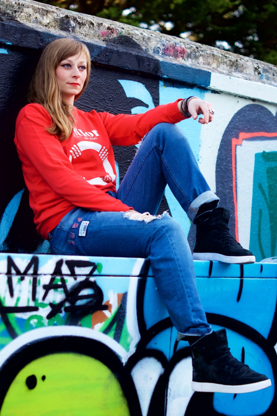 graffiti, model, cork, ireland, street art, glamour