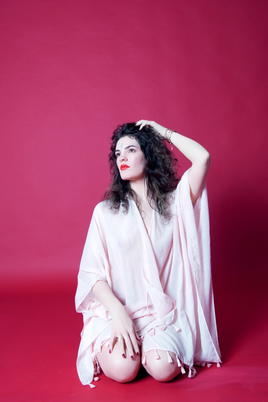 red, topless, implied, studio, femininity, hair, cork, models, ireland