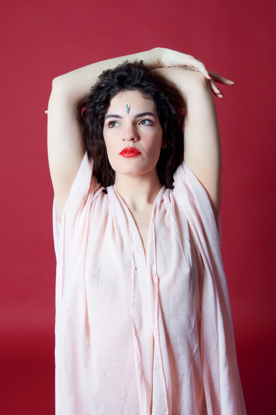 red, topless, implied, studio, femininity, hair, cork, models, ireland