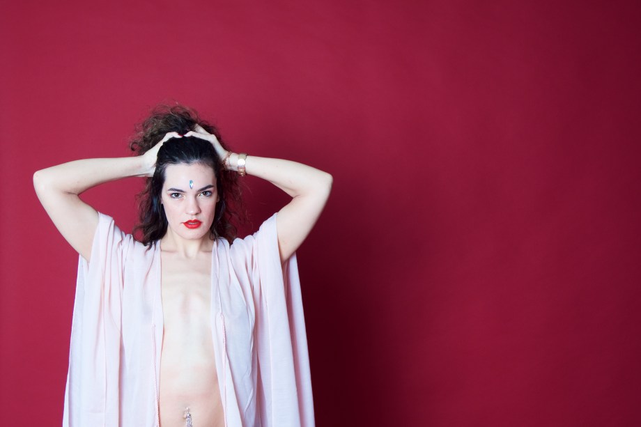red, topless, implied, studio, femininity, hair, cork, models, ireland