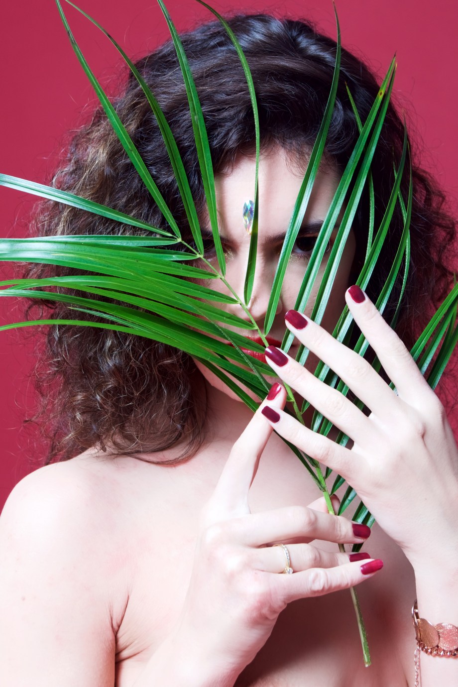 red, flowers, topless, implied, studio, femininity, hair, cork, models, ireland