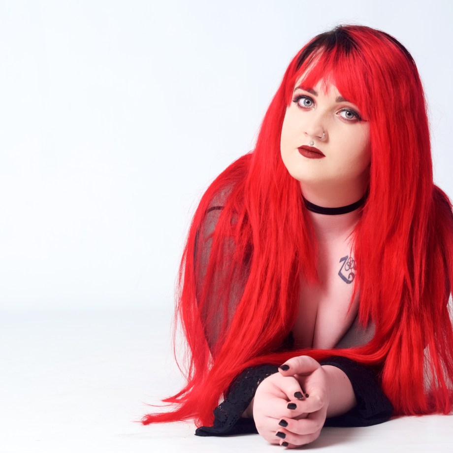 cork, glamour, photography, boudoir, velvet moon, red, hair, lingerie, studio