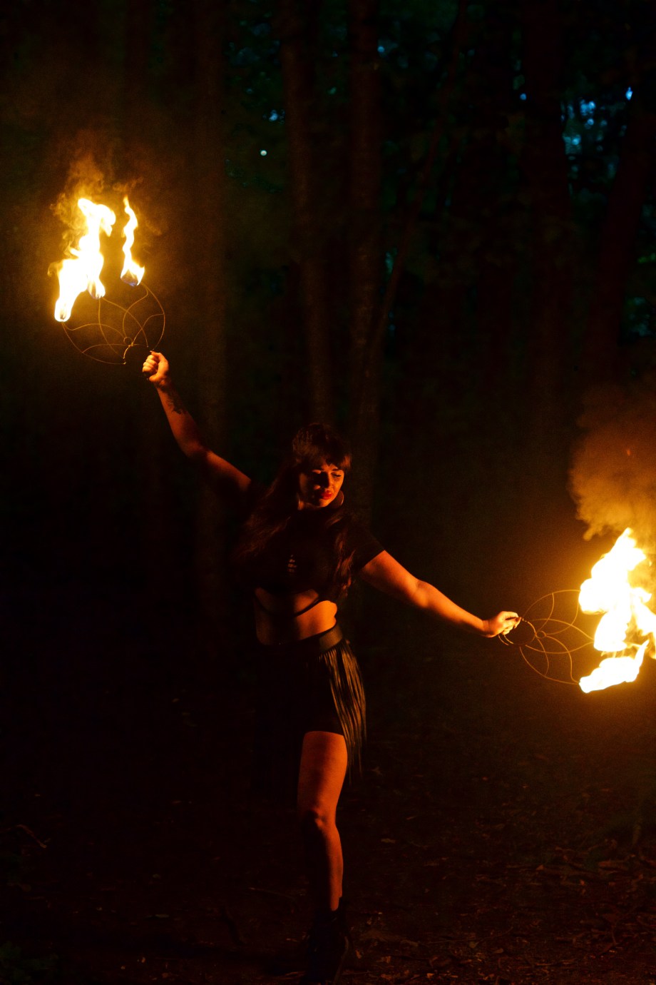 cork, glamour, topless, model, fire performer, fire fans, alternative