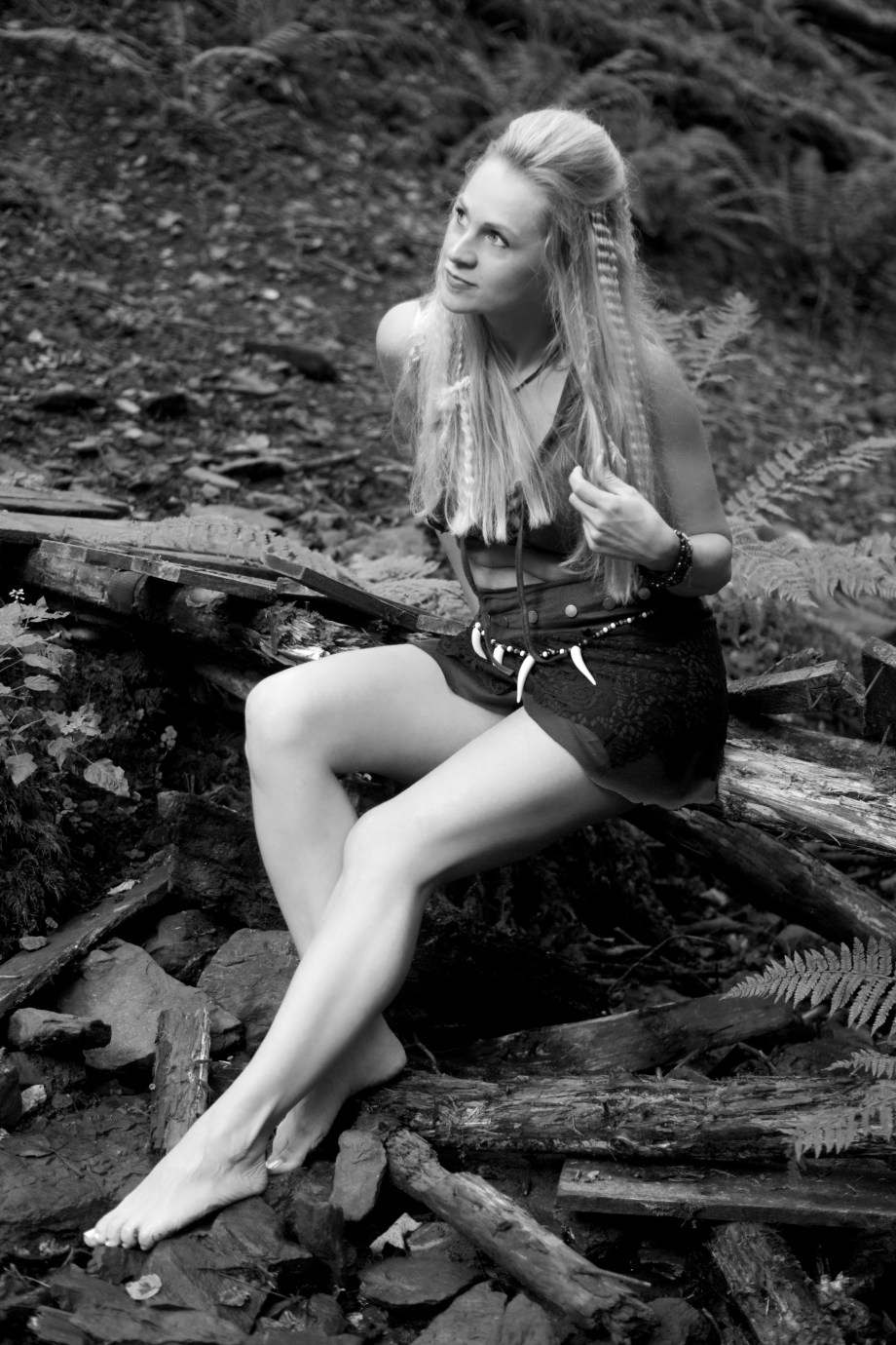 cork, ireland, glamour photography, boudoir, cavegirl, black and white