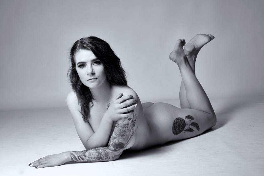 glamour, cork, studio shoot, boudoir, tattoos, nude, implied