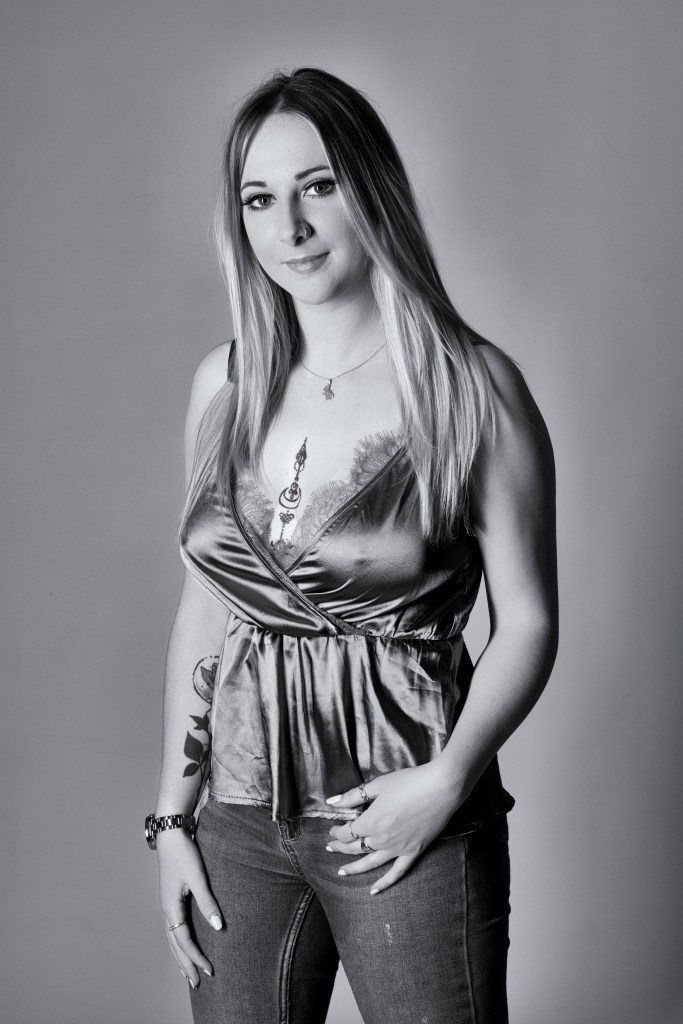 Cork, Glamour Photography, black and white, studio shoot