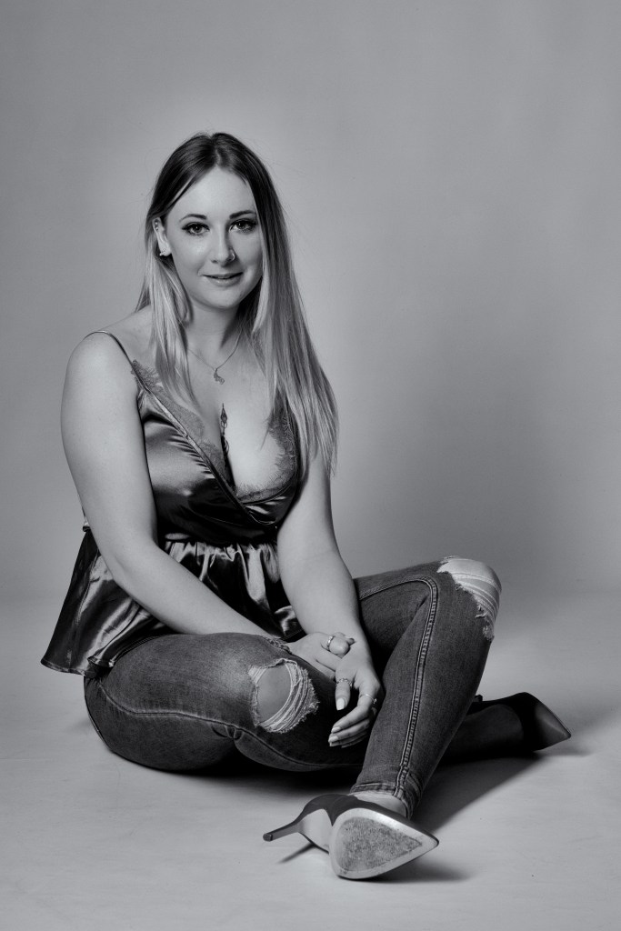 Cork, Glamour Photography, black and white, studio shoot