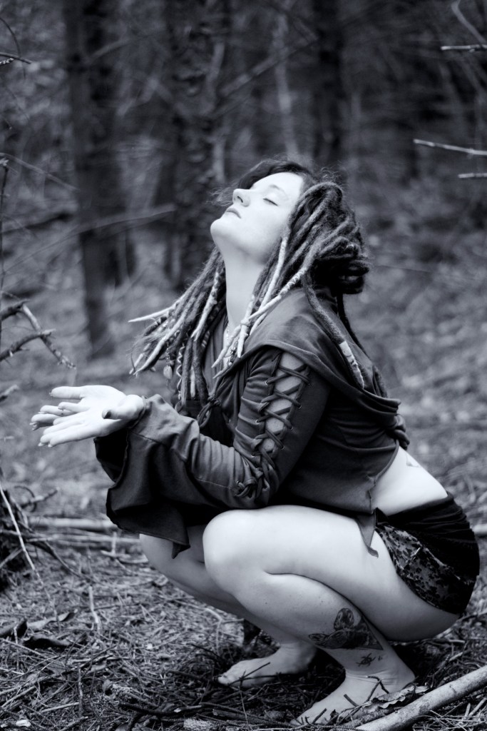Forest Shoot, Alt Glamour, Cork, Ireland, black and white
