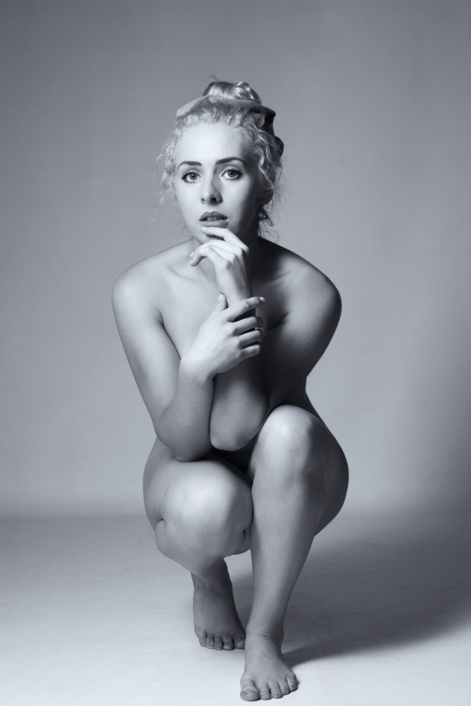 art nude, black and white, studio photography, cork, ireland