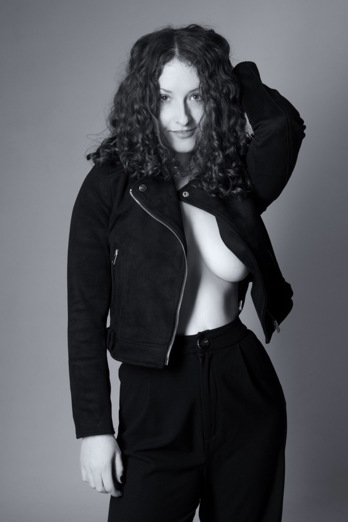 black and white, portrait, cork, ireland, topless