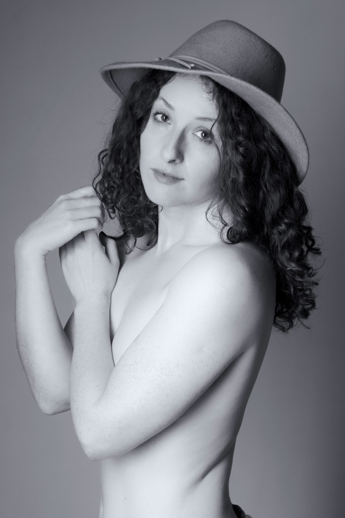black and white, portrait, cork, ireland, topless