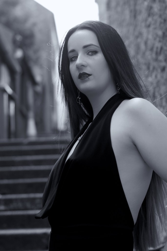 city shoot, portrait, cork, black and white