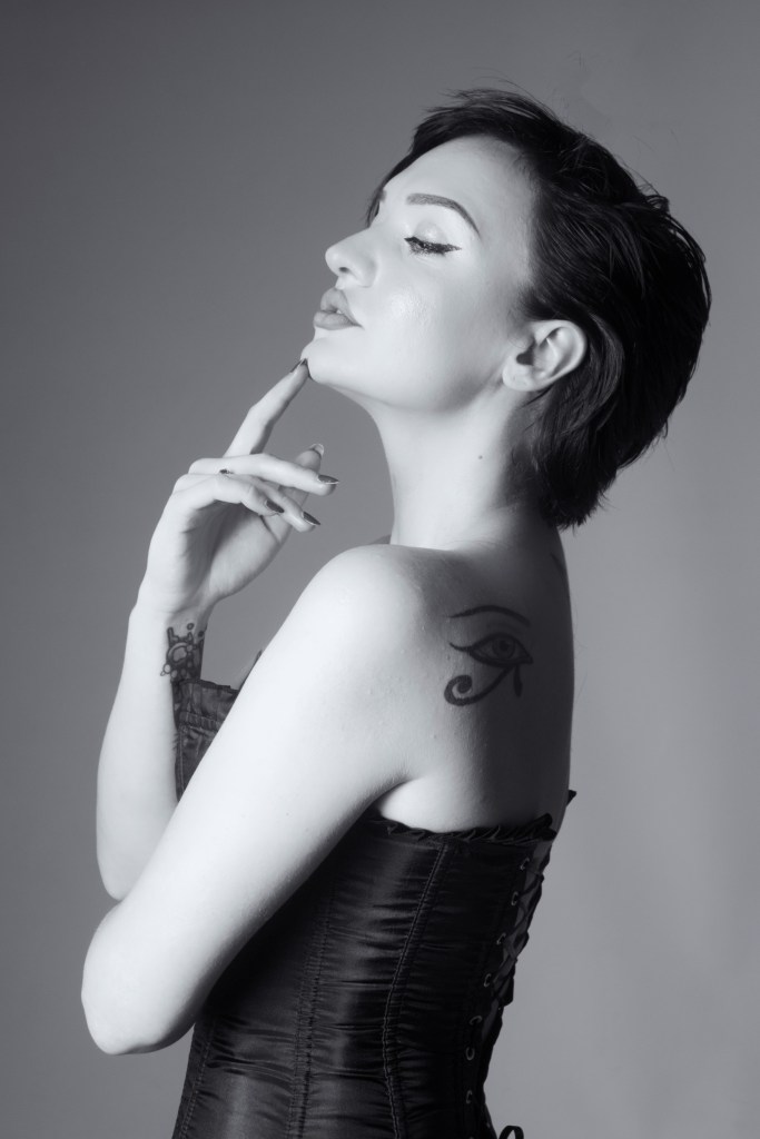 black and white, cork, ireland, glamour, photography, studio shoot