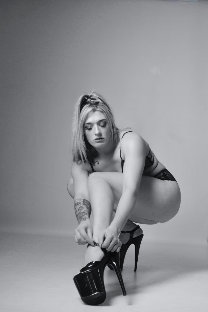 black and white, studio shoot, glamour, cork, ireland