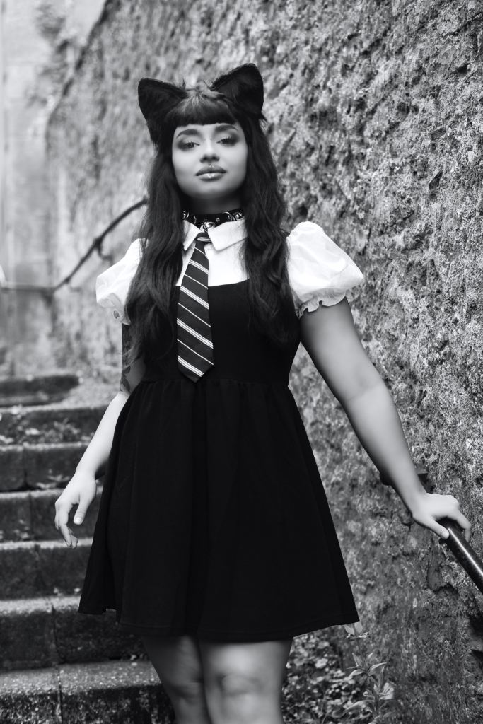 Catgirl, cork, ireland, Altair Leiros, anime, cosplay, black and white