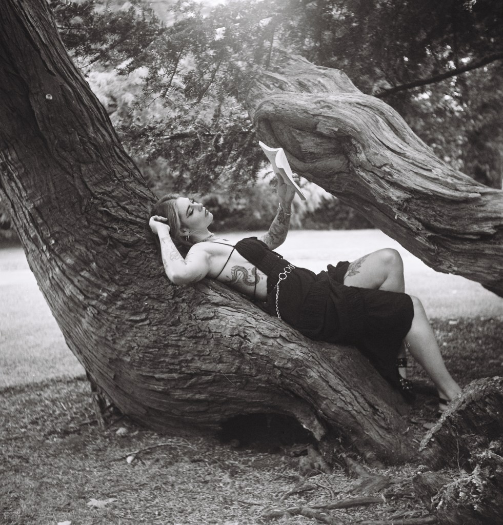analog photography, model photography, Cork, Ireland, black and white